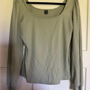 SHEIN Multicolored Fitted Long Sleeve Blouse